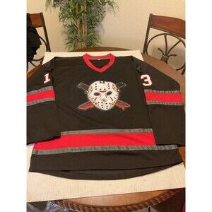 Jason Voorhees Hockey Jersey #13 Friday the 13th Size XL Horror Movie Halloween
